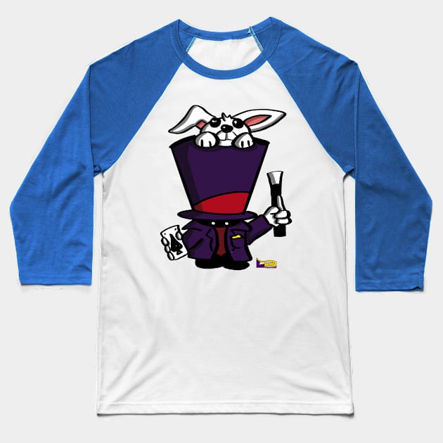 KapHeadz™ Magician Baseball T-Shirt by skrbly